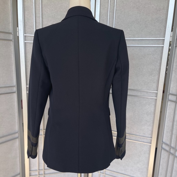 Veronica Beard Navy Cutaway Dickey Jacket sz 8 - Picture 2 of 12